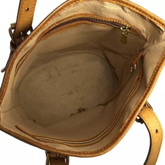 Auth LOUIS VUITTON Petit Bucket M42238 Monogram FL1020 Shoulder Bag - Picture 12 of 15